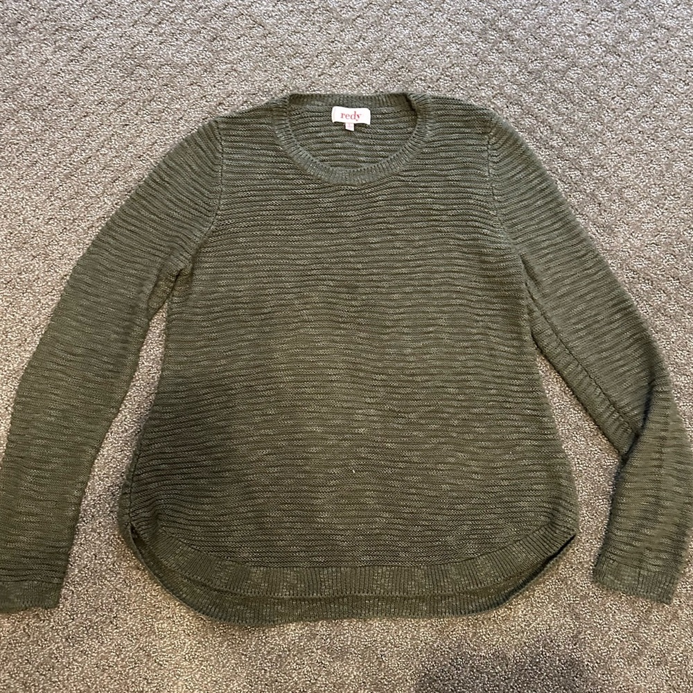 Prana Forest Green Knit Pullover